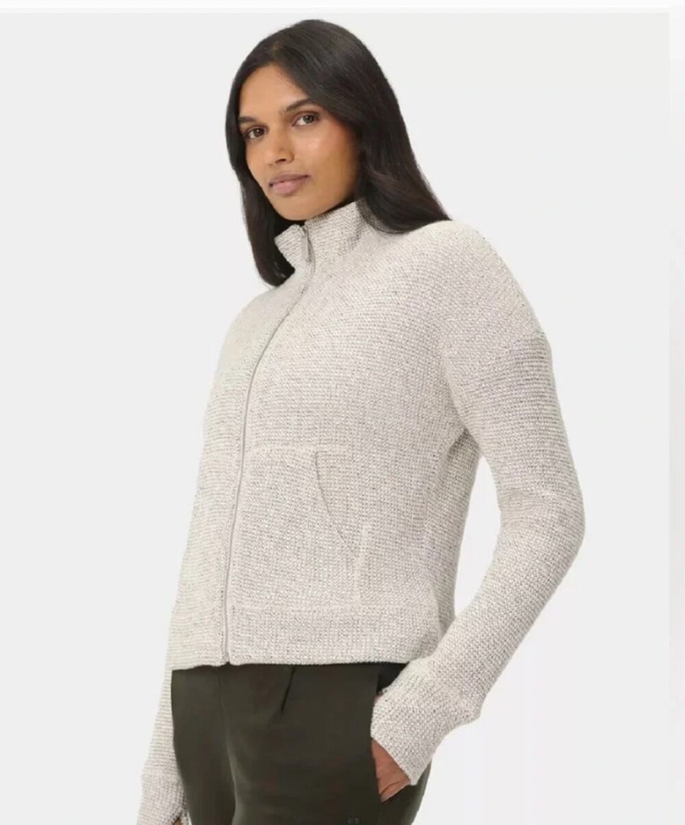 Sweaty Betty Restful Boucle Zip Through Jacket LAST CALL